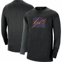 Phoenix Suns Courtside Versus Flight MAX90 Long Sleeve T-Shirt - Black shop