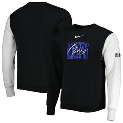 Dallas Mavericks Courtside Versus Force & Flight Pullover Sweatshirt sale - Black/Heather Gray cheap
