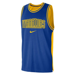 Golden State Warriors Courtside Versus Force Split DNA Performance Mesh Tank Top sale - Royal/Gold sale