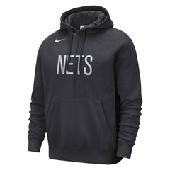 Brooklyn Nets Courtside Versus Stitch Split Pullover Hoodie - Anthracite discount