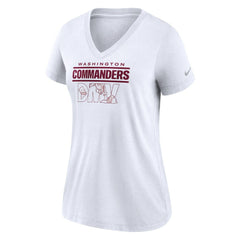Washington Commanders Women's Hometown Collection Tri-Blend V-Neck T-Shirt - White online