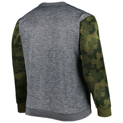 Philadelphia 76ers Big & Tall Camo Stitched Sweatshirt - Heather Charcoal outlet
