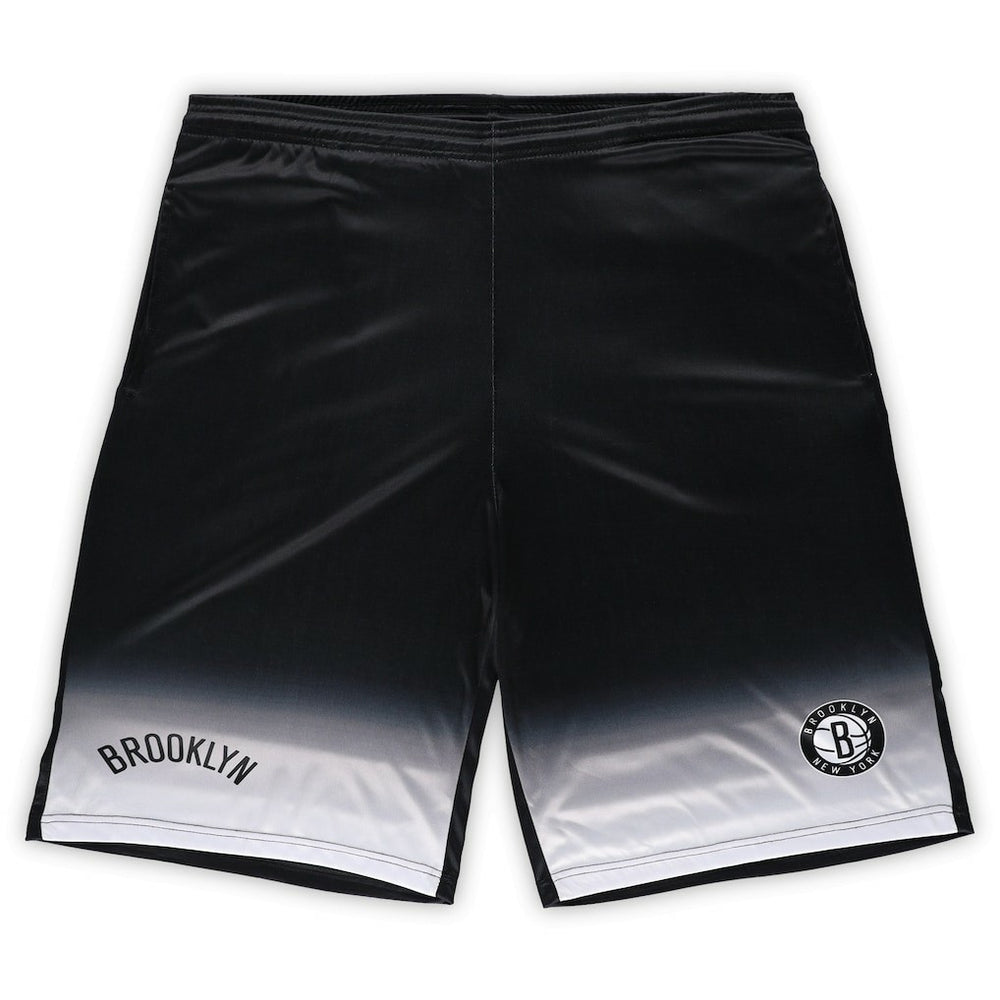 Brooklyn Nets Big & Tall Fadeaway Shorts - Black discount
