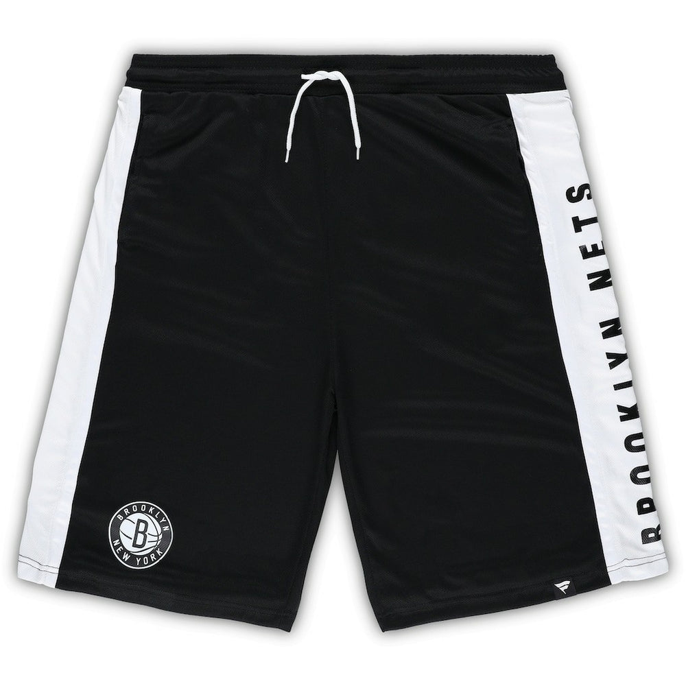 Brooklyn Nets Big & Tall Referee Iconic Mesh Shorts - Black discount