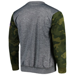 Philadelphia 76ers Camo Stitched Sweatshirt - Heather Charcoal sale