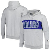 Dallas Mavericks Wordmark French Terry Pullover Hoodie sale - Heather Gray discount