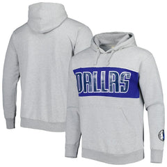 Dallas Mavericks Wordmark French Terry Pullover Hoodie sale - Heather Gray discount