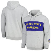 Golden State Warriors Wordmark French Terry Pullover Hoodie sale - Heather Gray cheap