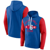 Philadelphia 76ers Big & Tall Bold Attack Pullover Hoodie - Royal/Red discount