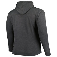 Brooklyn Nets Big & Tall Down and Distance Full-Zip Hoodie - Heathered Black for sale