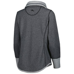 Cleveland Browns Women's Sport Sun Fade Full-Zip Sweatshirt - Heathered Black cheap