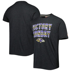 Baltimore Ravens Homage Victory Monday Tri-Blend T-Shirt - Charcoal on sale