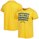 Los Angeles Chargers Homage Victory Monday Tri-Blend T-Shirt - Gold discount