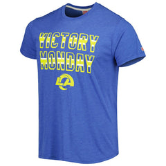 Los Angeles Rams Homage Victory Monday Tri-Blend T-Shirt - Royal outlet