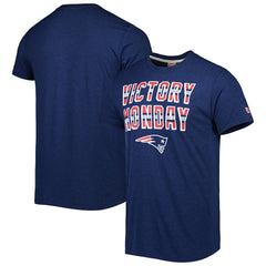 New England Patriots Homage Victory Monday Tri-Blend T-Shirt - Navy online