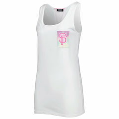 San Francisco Giants Refried Apparel Women's Tie-Dye Tank Top White