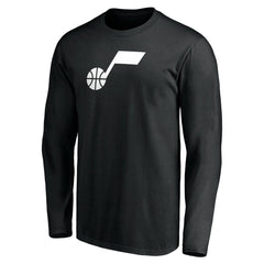 Utah Jazz Primary Logo Team Long Sleeve T-Shirt - Black cheap