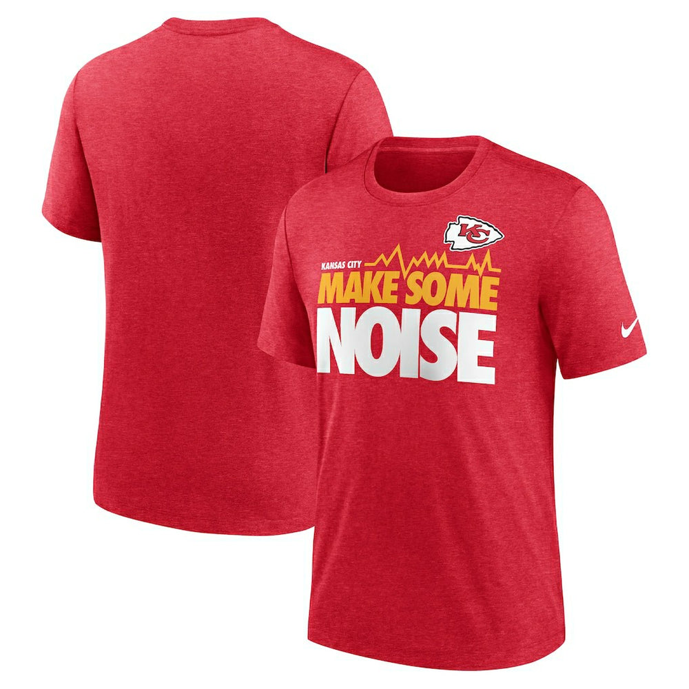 Kansas City Chiefs Local Tri-Blend T-Shirt - Heathered Red on sale