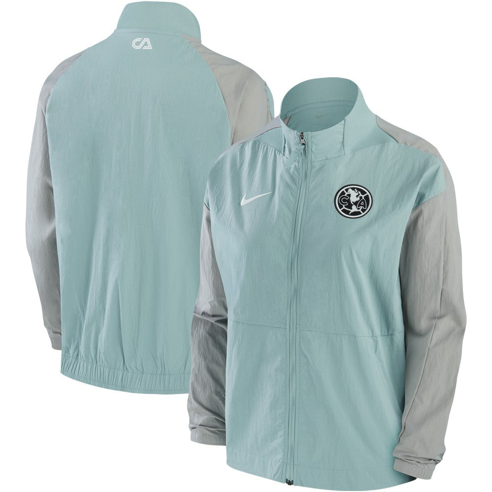 Club America Women's Team Anthem Raglan Performance Full-Zip Jacket - Gray discount