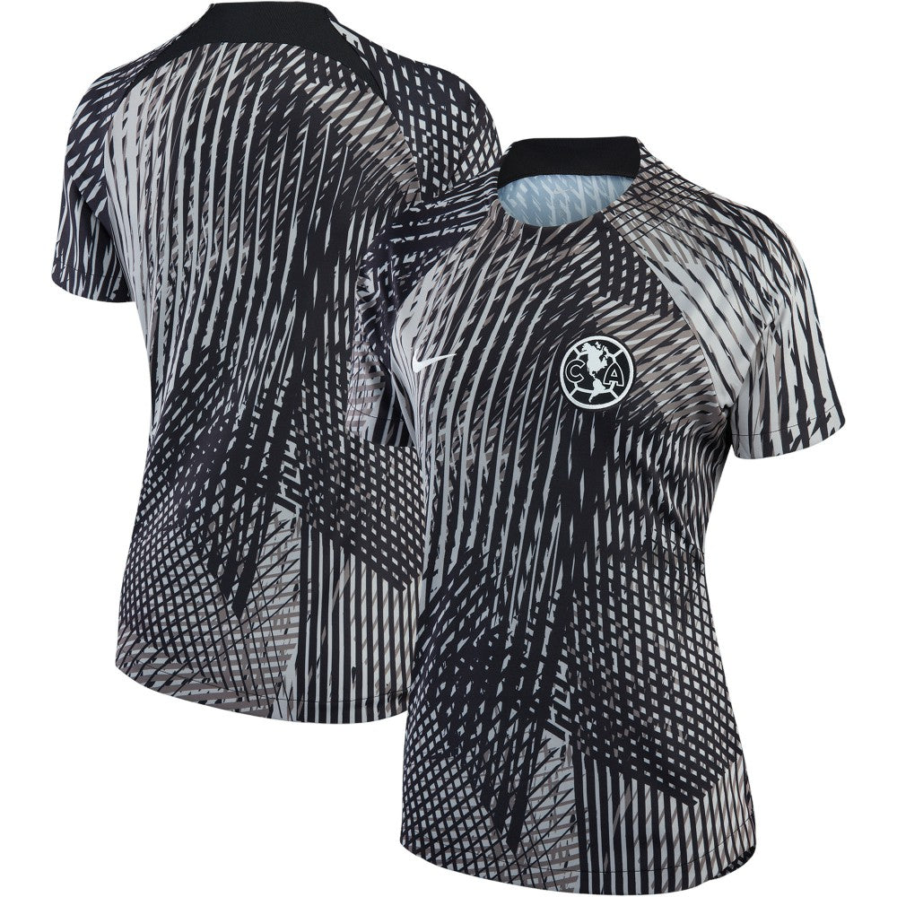 Club America Women's 2022/23 Pre-Match Raglan Performance Top - Black online