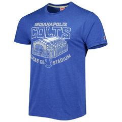Indianapolis Colts Homage Stadium Tri-Blend T-Shirt - Royal outlet