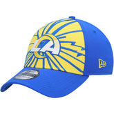 Los Angeles Rams New Era Shattered 39THIRTY Flex Hat - Gold/Royal online