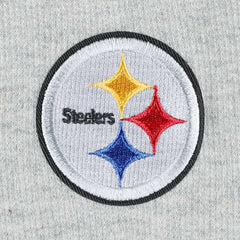 Pittsburgh Steelers Antigua Women's Lightweight Jackpot Raglan Half-Zip Pullover Hoodie - Heather Gray cheap