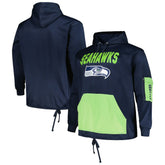 Seattle Seahawks Big & Tall Pullover Hoodie - College Navy for sale