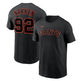Alyssa Nakken San Francisco Giants Name & Number T-Shirt Black