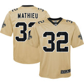 Tyrann Mathieu New Orleans Saints Youth Inverted Game Jersey - Gold for sale