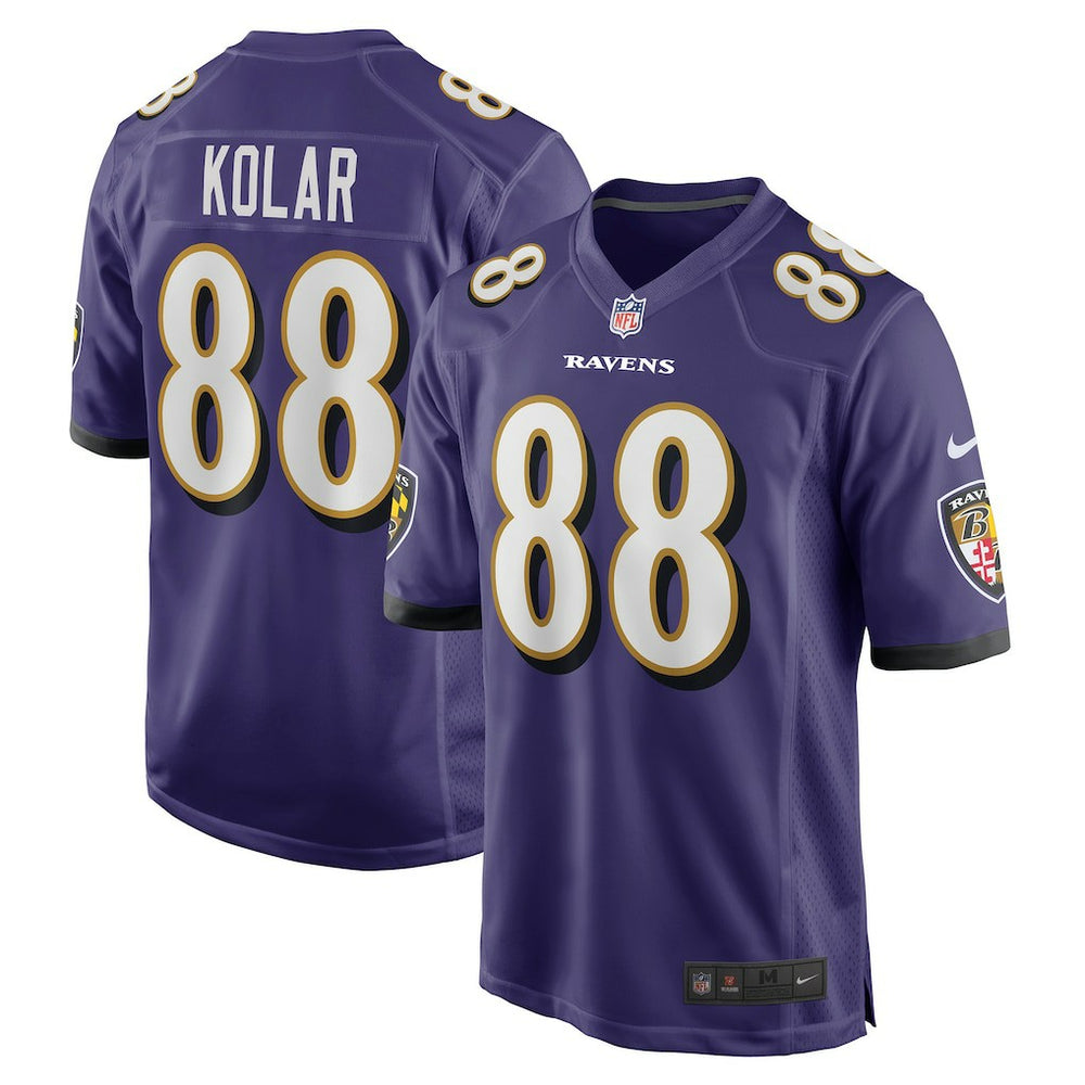 Charlie Kolar Baltimore Ravens Player Game Jersey - Purple discount