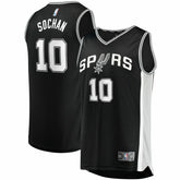 Jeremy Sochan San Antonio Spurs Youth 2022 NBA Draft First Round Pick Fast Break Replica Jersey - Icon Edition - Black online