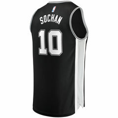 Jeremy Sochan San Antonio Spurs Youth 2022 NBA Draft First Round Pick Fast Break Replica Jersey - Icon Edition - Black online