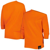 Cincinnati Bengals KIYA TOMLIN Women's Twisted Tri-Blend Asymmetrical 3/4-Dolman Sleeve Sweatshirt - Orange online