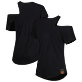 Washington Commanders KIYA TOMLIN Women's Cut Out Tri-Blend Shirt - Black sale