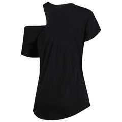 Washington Commanders KIYA TOMLIN Women's Cut Out Tri-Blend Shirt - Black sale