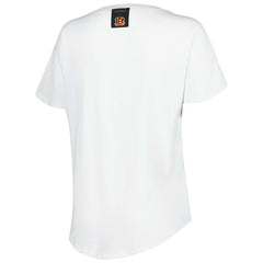 Cincinnati Bengals KIYA TOMLIN Women's V-Neck T-Shirt - White outlet