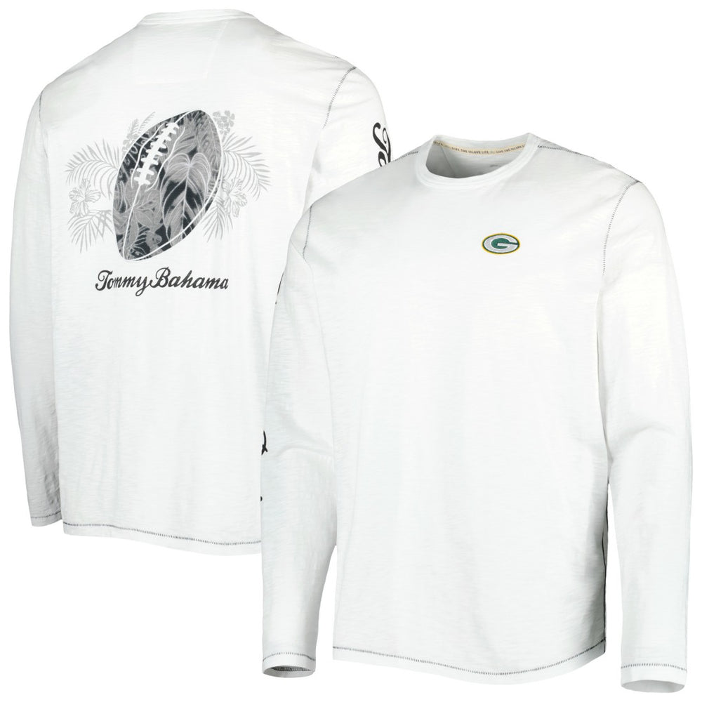 Green Bay Packers Laces Out Billboard Long Sleeve T-Shirt - White discount