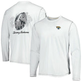 Jacksonville Jaguars Laces Out Billboard Long Sleeve T-Shirt - White on sale