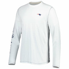 New England Patriots Laces Out Billboard Long Sleeve T-Shirt - White discount