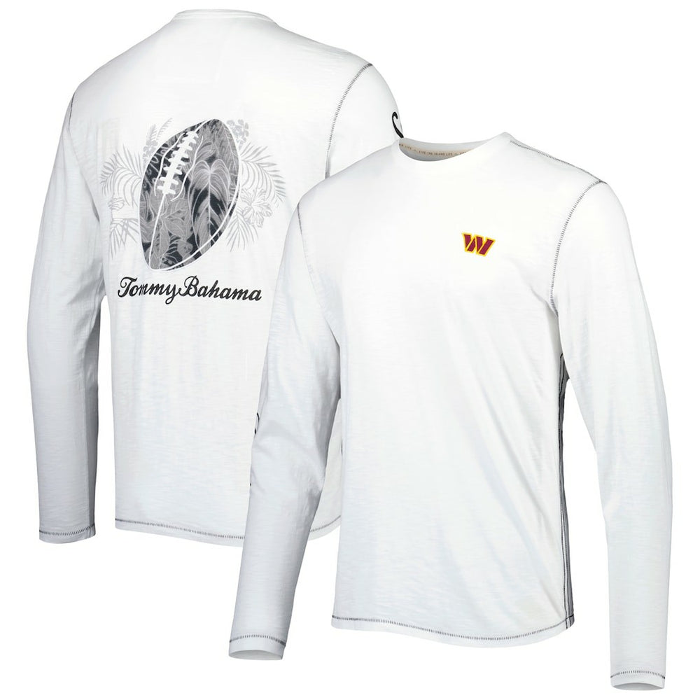 Washington Commanders Laces Out Billboard Long Sleeve T-Shirt - White cheap