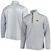 Washington Commanders On Deck IslandZone Half-Zip Jacket - Gray for sale