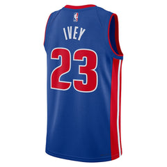 Jaden Ivey Detroit Pistons Unisex 2022 NBA Draft First Round Pick Swingman Jersey sale - Icon Editi- Blue for sale