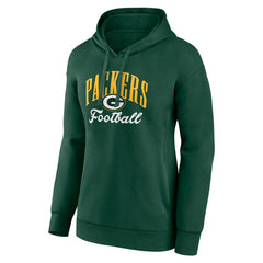 Green Bay Packers Women's Team Logo Victory Script Pullover Hoodie - Green discount