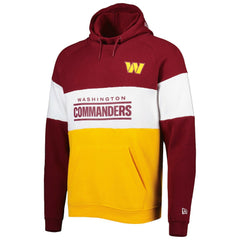 Washington Commanders New Era Colorblock Current Pullover Hoodie - Gold discount