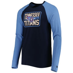 Tennessee Titans New Era Current Raglan Long Sleeve T-Shirt - Navy sale