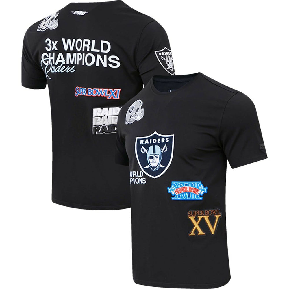 Las Vegas Raiders Pro Standard Championship T-Shirt - Black cheap