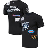Las Vegas Raiders Pro Standard Championship T-Shirt - Black cheap