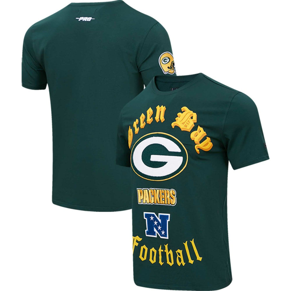 Green Bay Packers Pro Standard Old English T-Shirt - Green cheap