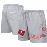 Tampa Bay Buccaneers Pro Standard Woven Shorts - Pewter sale